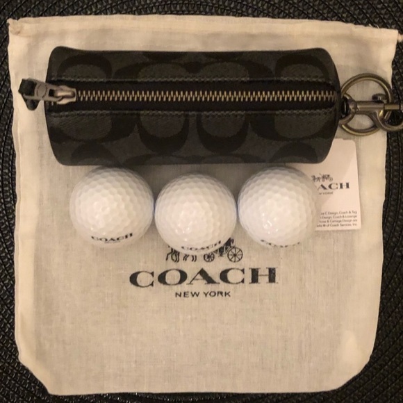 ๐ HP ๐๐ Coach Signature Golf Ball 3 Travel Case - Picture 5 of 8